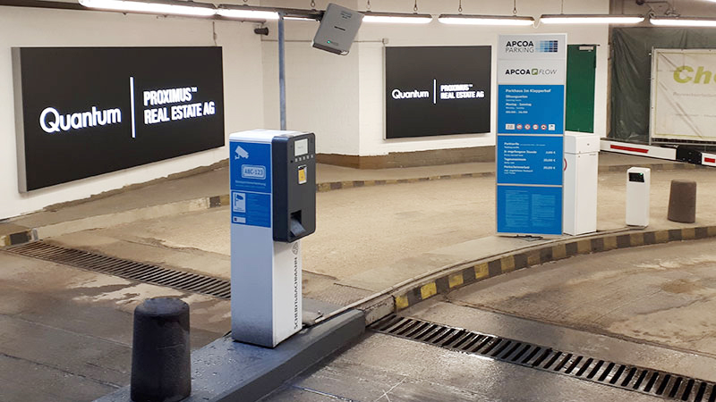 APCOA Tiefgarage Köln Klapperhof Bild Einfahrt 2