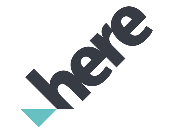 here logo